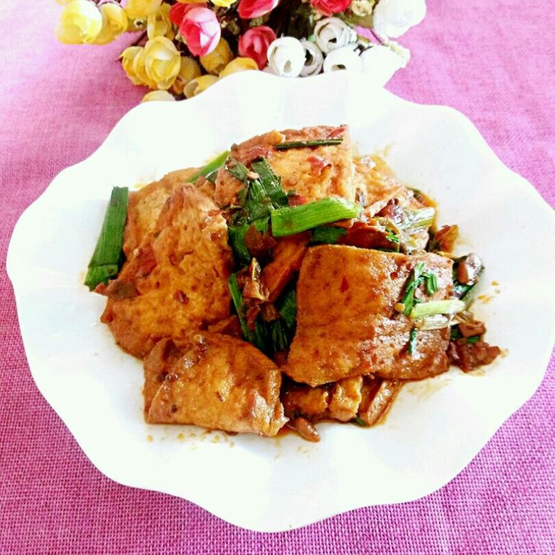 蒜苗煎豆腐十种美味做法,鲜香下饭一学就会