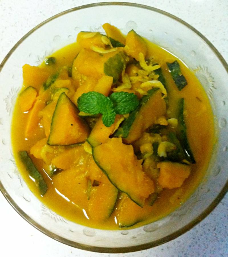 正宗南瓜炒虾皮做法详解