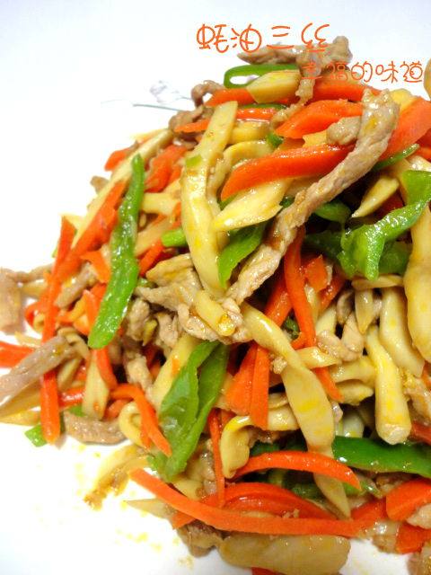 蚝油炒三丝正宗做法,鲜香滑嫩秘诀全公开