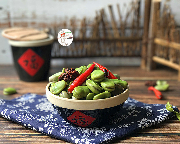 家常香菇蚕豆酱做法,简单易学风味十足