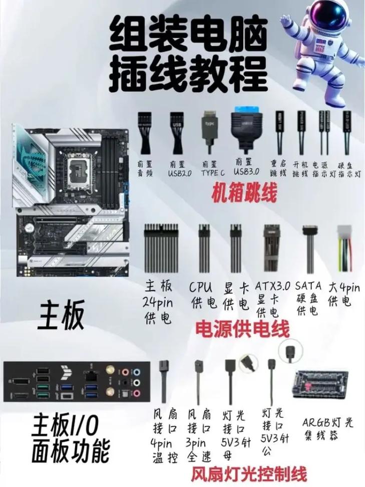 如何组装电脑?图文教程有哪些步骤?