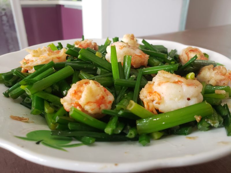 蒜苔炒虾仁家常做法,正宗步骤全解析