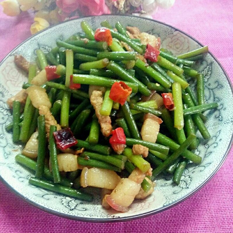 蒜苔炒虾仁家常做法,正宗步骤全解析