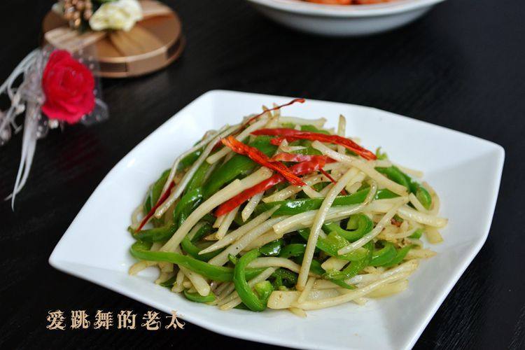 杭椒土豆丝最佳做法,鲜香脆嫩超下饭
