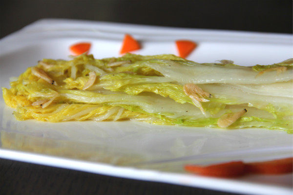 正宗虾仁娃娃菜做法,鲜嫩秘诀全公开