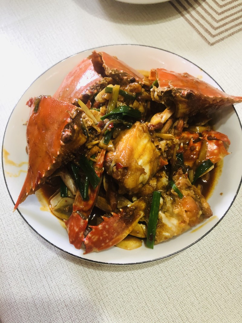 豆豉香辣蟹家常做法，鲜香入味超下饭