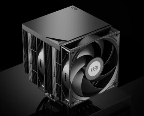 超频三RT720TC系列散热器首发259元起:双塔七热管 设计简洁硬朗(图1)