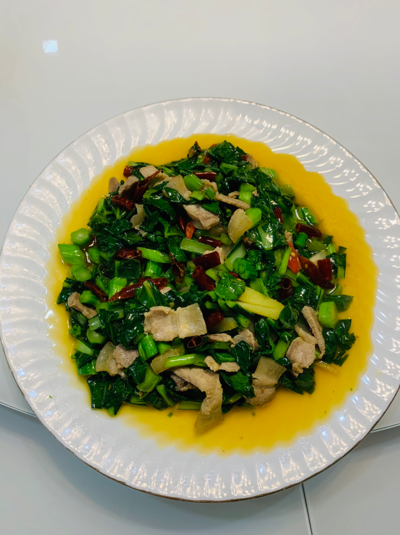 菜心五花肉做法大全，家常美味轻松学-图1