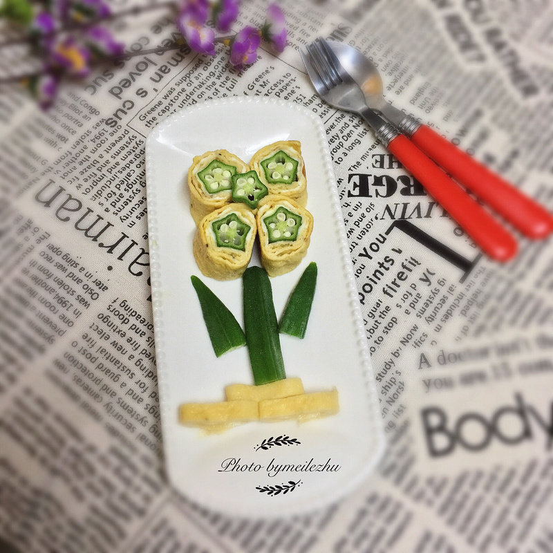 秋葵腐皮卷正宗做法，鲜香软嫩三步搞定-图1