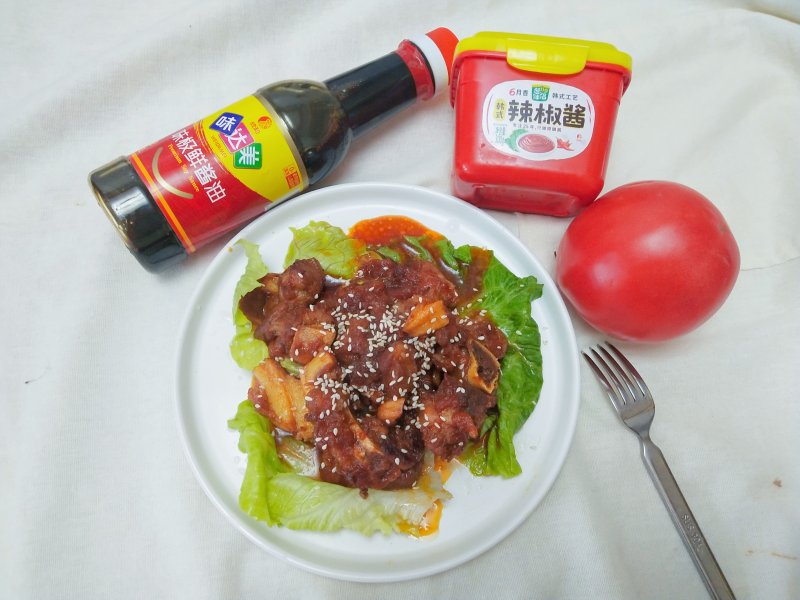 排骨炒番茄正宗做法，地道家常味揭秘-图1