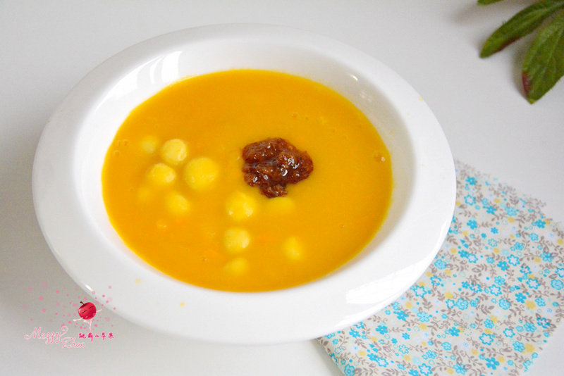 糯香南瓜羹家常做法，必备配料一览-图4