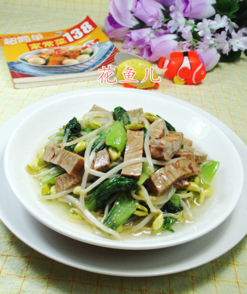 正宗香菇炒菜芯做法大全-图1