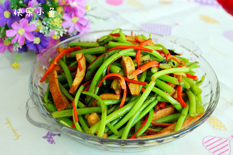 清炒蒿子杆十大做法与配料全解析-图2