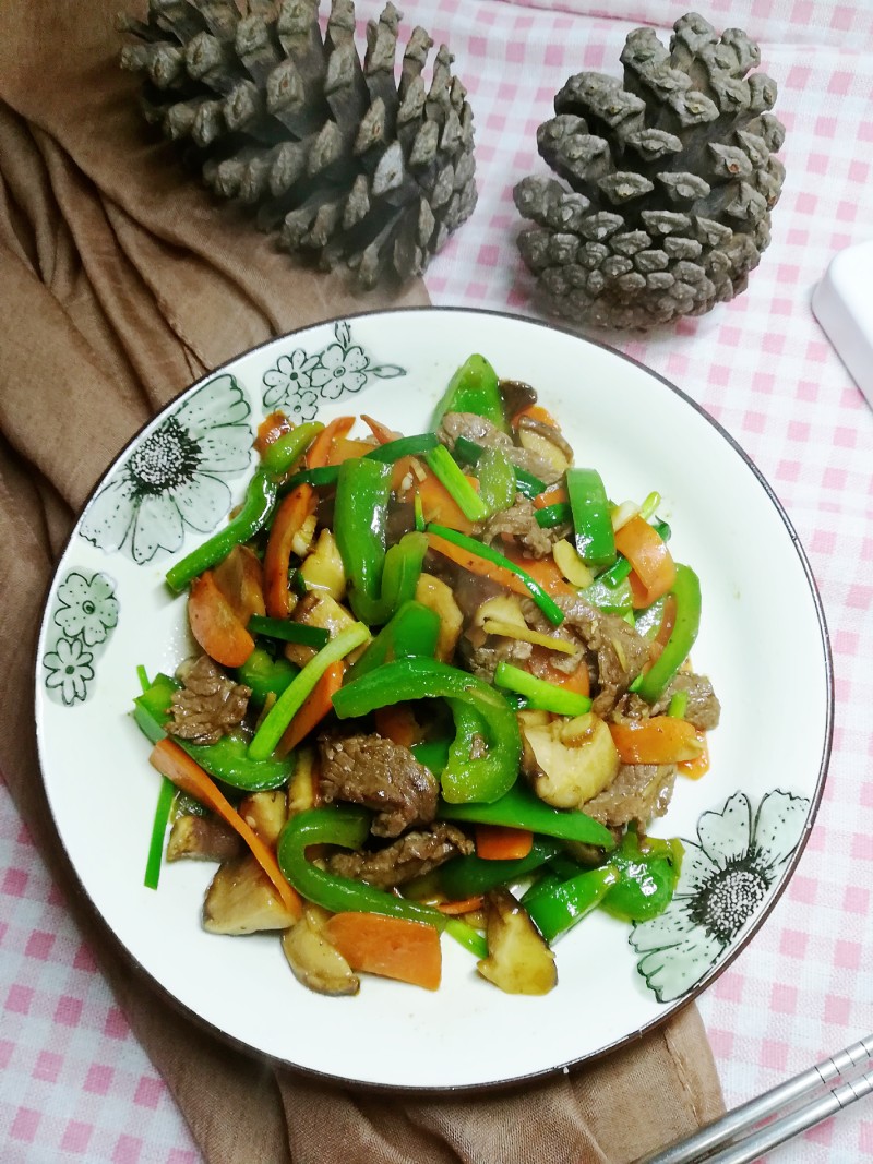 肉片炒三蔬做法大全：配料与步骤详解-图2