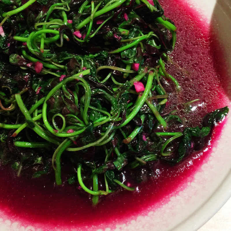 蒜烧红苋菜10种家常做法，鲜香软嫩超下饭-图5