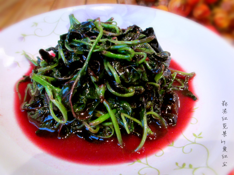 蒜烧红苋菜10种家常做法，鲜香软嫩超下饭-图7