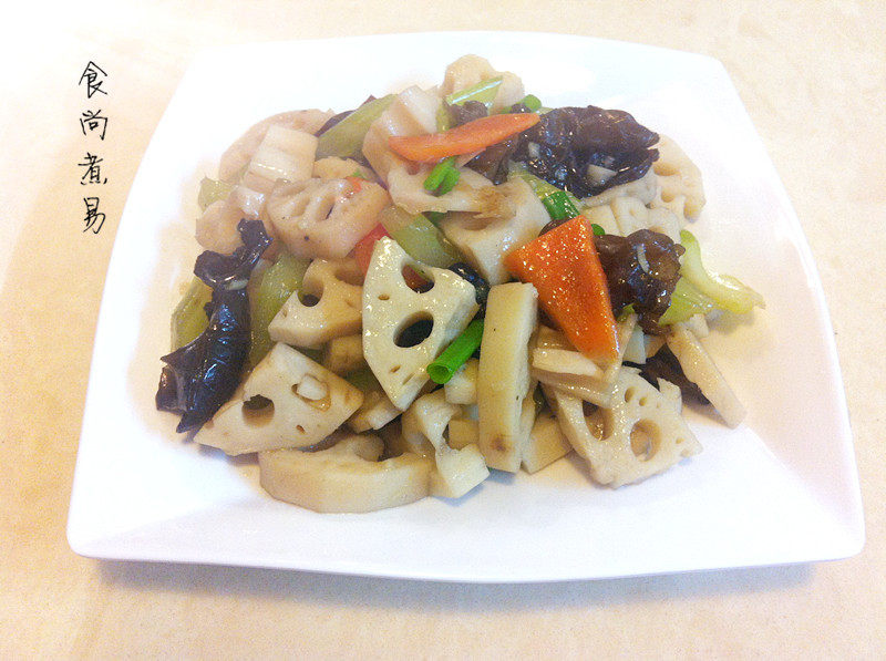 香芹炒卤藕十种家常做法，美味简单易学-图2