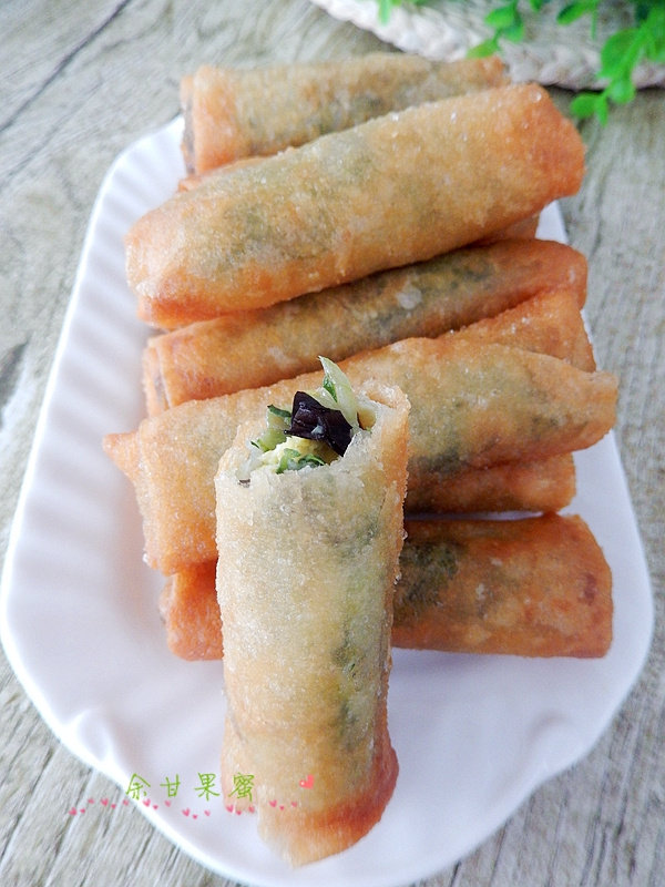 素三丝春卷家常做法，酥脆秘诀全公开-图6