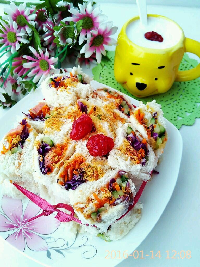 吐司虾肉卷制作方法：配料与步骤详解-图8