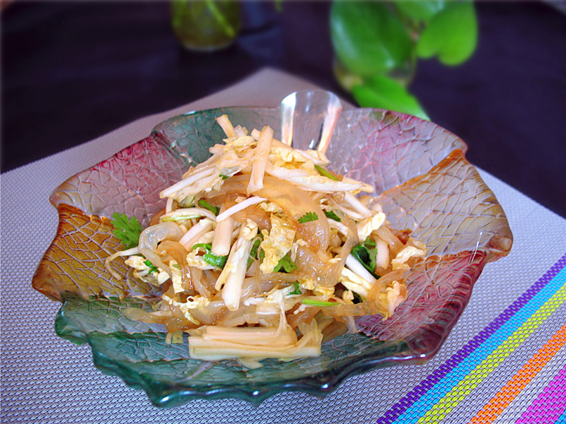 白菜炒凉皮正宗做法，这样做最美味-图10