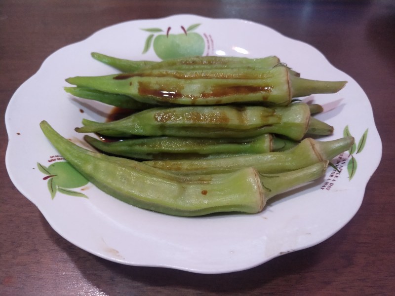 10种剁椒蒸秋葵做法，鲜辣开胃超下饭！-图1