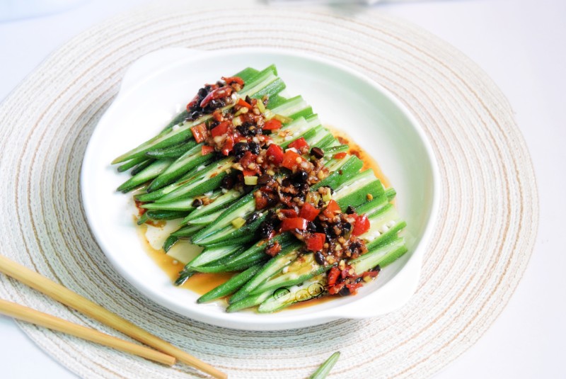 10种剁椒蒸秋葵做法，鲜辣开胃超下饭！-图2