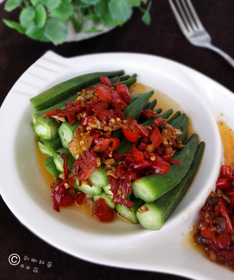 10种剁椒蒸秋葵做法，鲜辣开胃超下饭！-图3