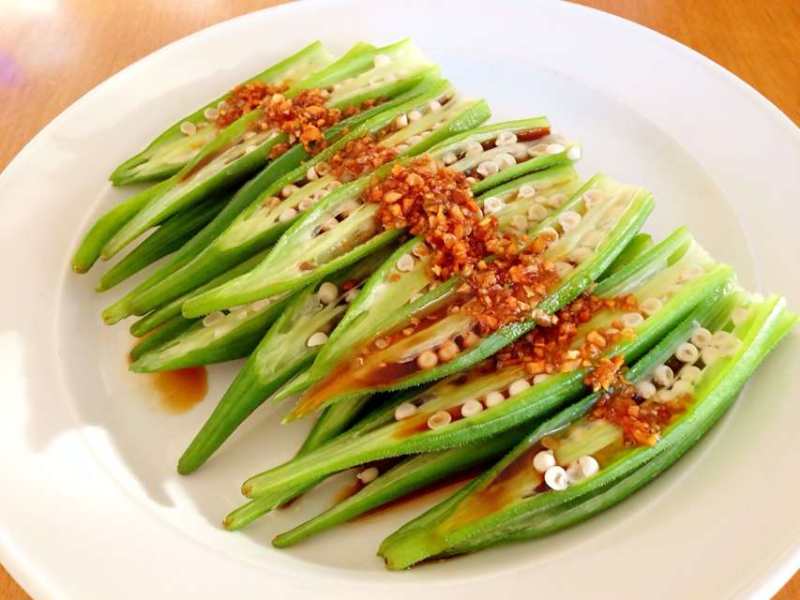 10种剁椒蒸秋葵做法，鲜辣开胃超下饭！-图7