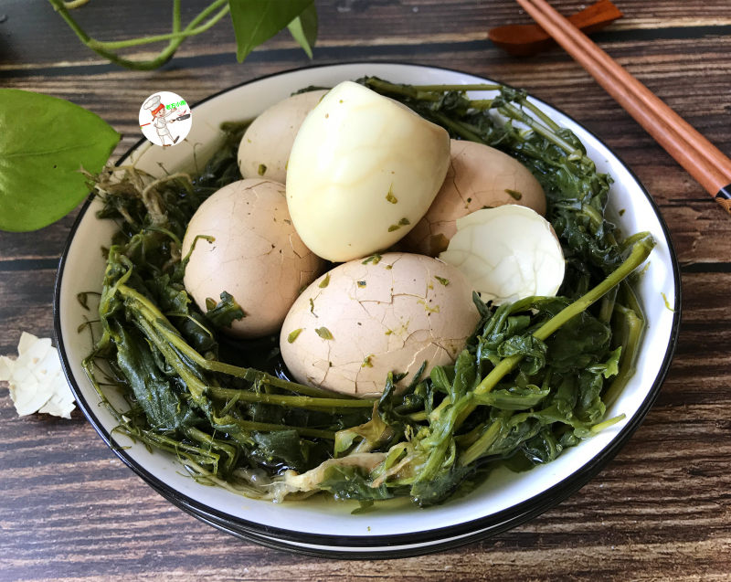地菜煮鸡蛋家常做法与配料大全-图2