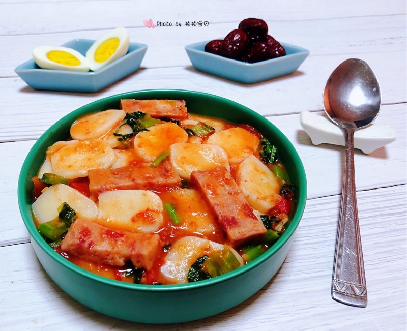 番茄年糕美味做法，这样做最好吃-图1