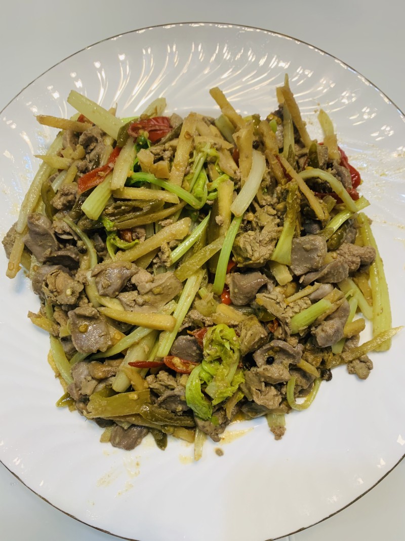 泡椒鸡胗家常做法，鲜嫩爽口超下饭-图10