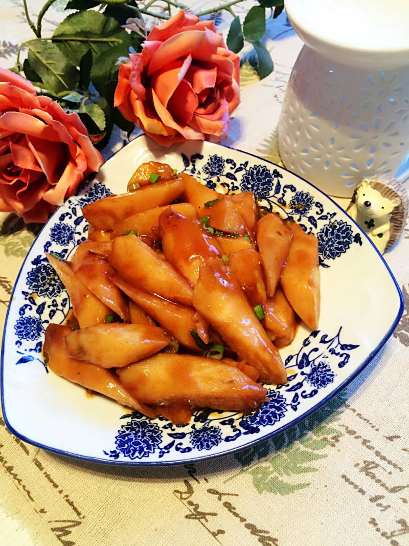 红烧山药家常做法，软糯入味超下饭-图3