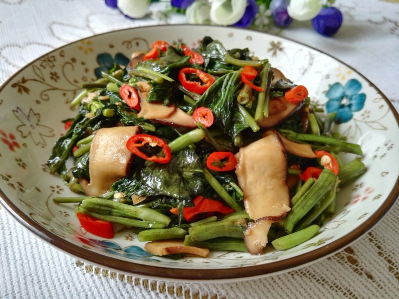 香菇空心菜10种家常做法，简单易学营养美味-图7