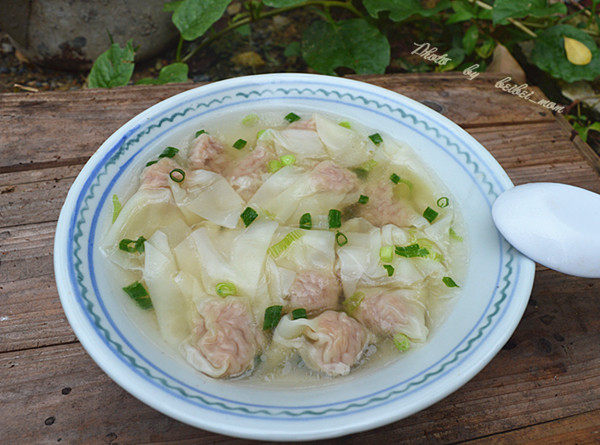 家常油菜云吞面，这样做最鲜香-图2