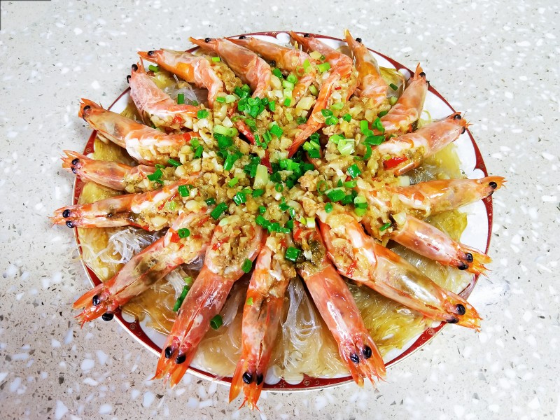 蒜蓉粉丝虾家常做法，鲜香入味超下饭-图7