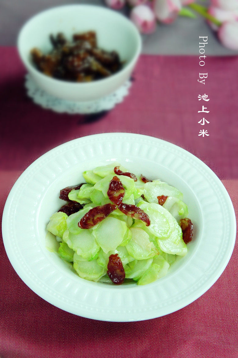 香肠炒儿菜绝招，鲜香脆嫩超下饭-图7