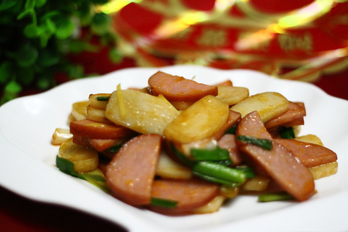 火腿炒年糕做法：家常美味轻松上桌-图6