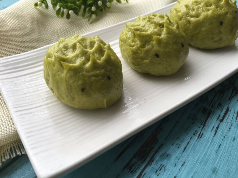 家常南瓜刺猬包做法：软萌可爱，香甜松软-图2