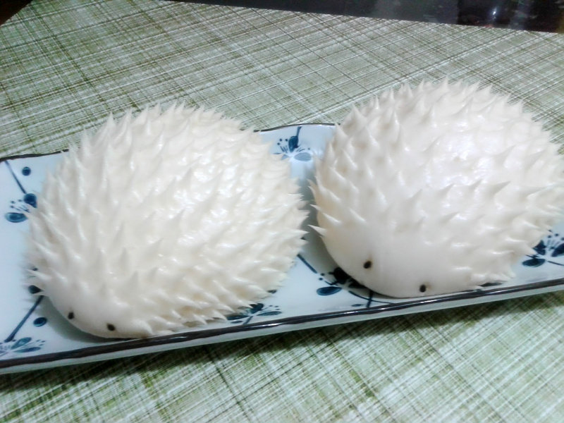 家常南瓜刺猬包做法：软萌可爱，香甜松软-图9