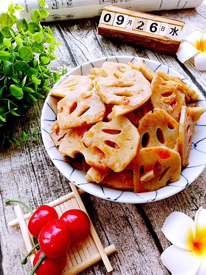 姜汁藕片做法详解：清脆爽口的家常秘诀-图2