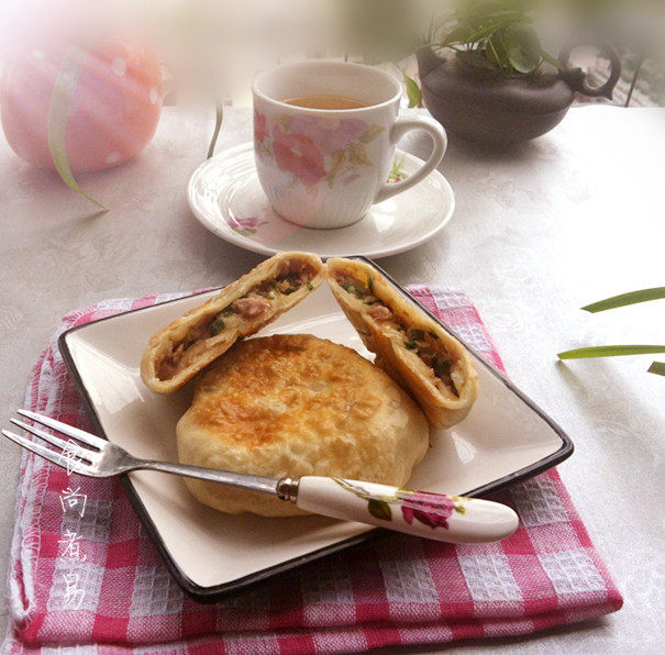 10种家常咸蛋肉饼做法，鲜香下饭超好吃-图8