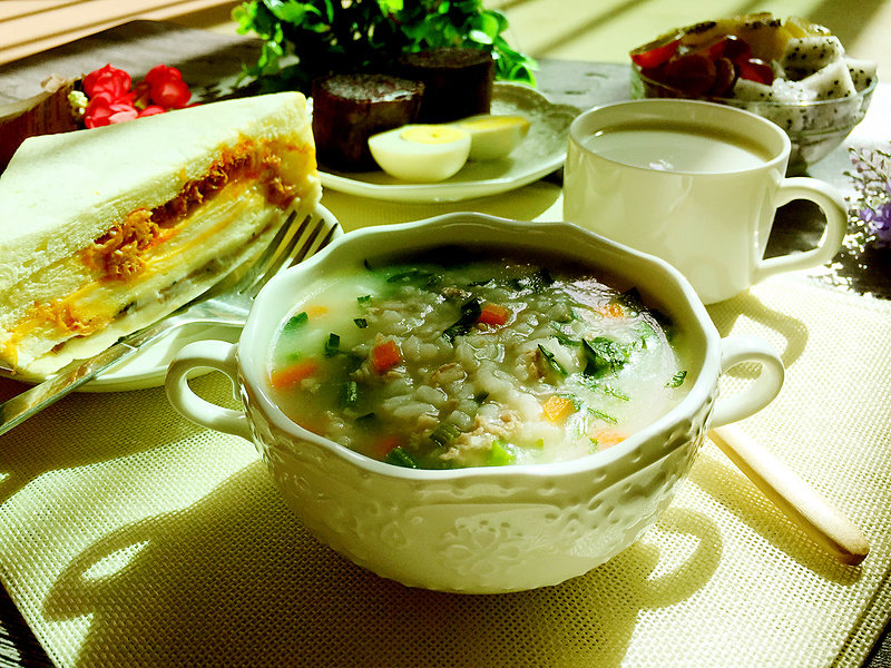 十种家常皮蛋青菜粥做法全收录-图4