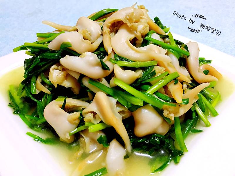 10种家常韭菜炒贝肉，鲜香美味轻松做-图3