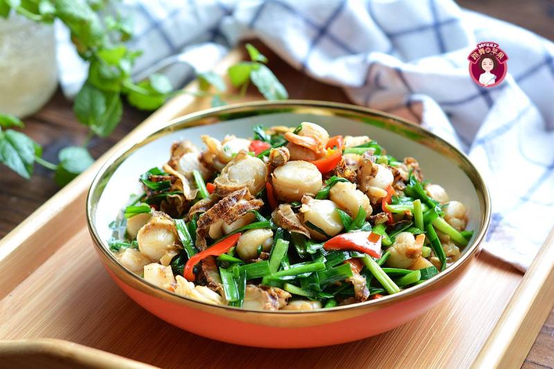 10种家常韭菜炒贝肉，鲜香美味轻松做-图9