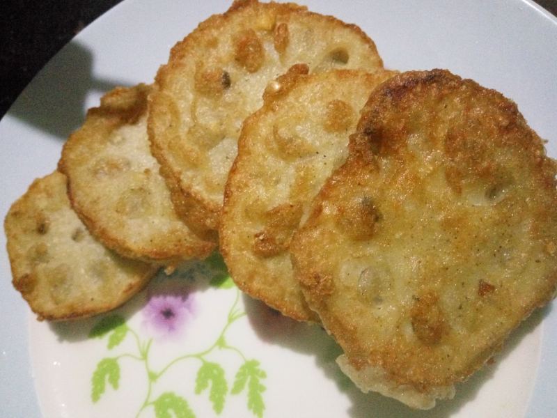 香酥藕夹的家常做法与配料秘诀-图9