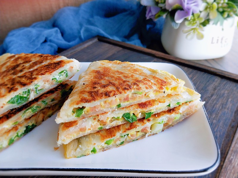 家常火腿煎蛋做法，轻松学会美味早餐-图1