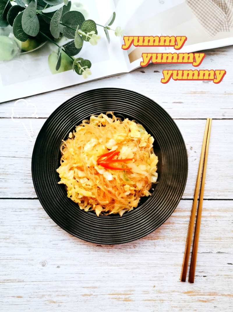 粉丝炒鸡蛋的正确做法，鲜香滑嫩超下饭