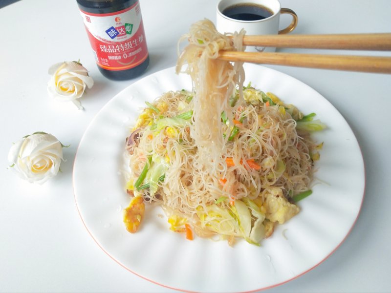 粉丝炒鸡蛋的正确做法，鲜香滑嫩超下饭-图4