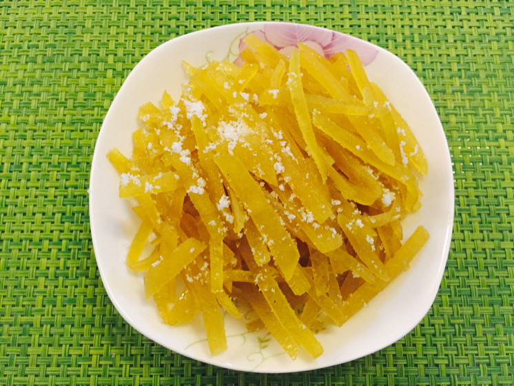 柚子皮糖家常做法：简单几步做出香甜软糯小零食-图9