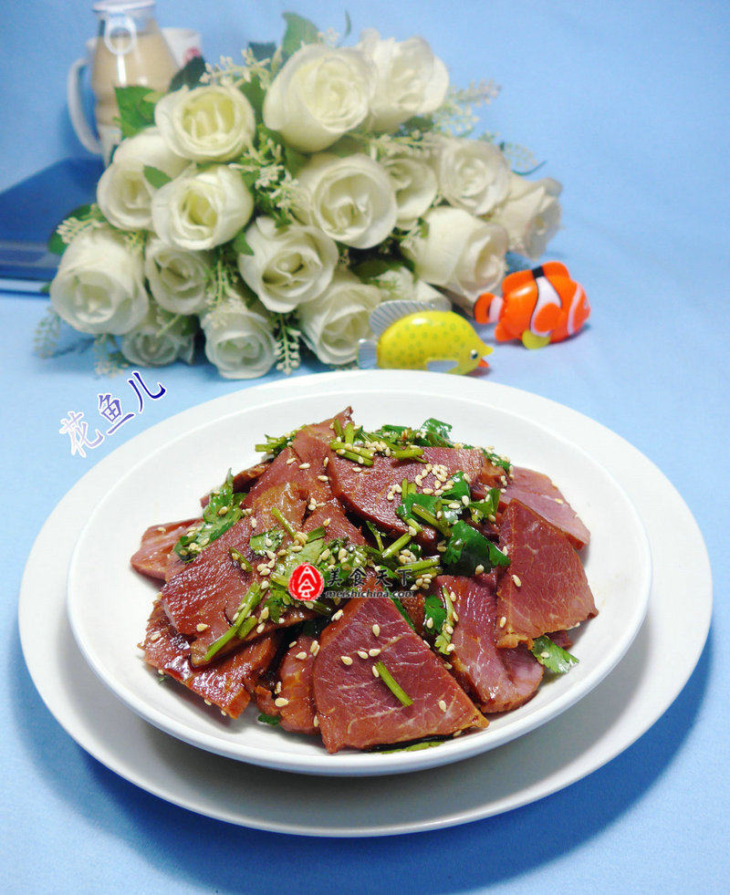 干拌牛肉家常做法，简单几步轻松搞定-图10